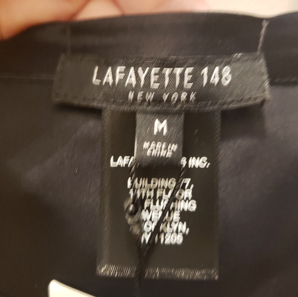 NWT Lafayette 148 New York 100% Silk Top - Picture 6 of 6